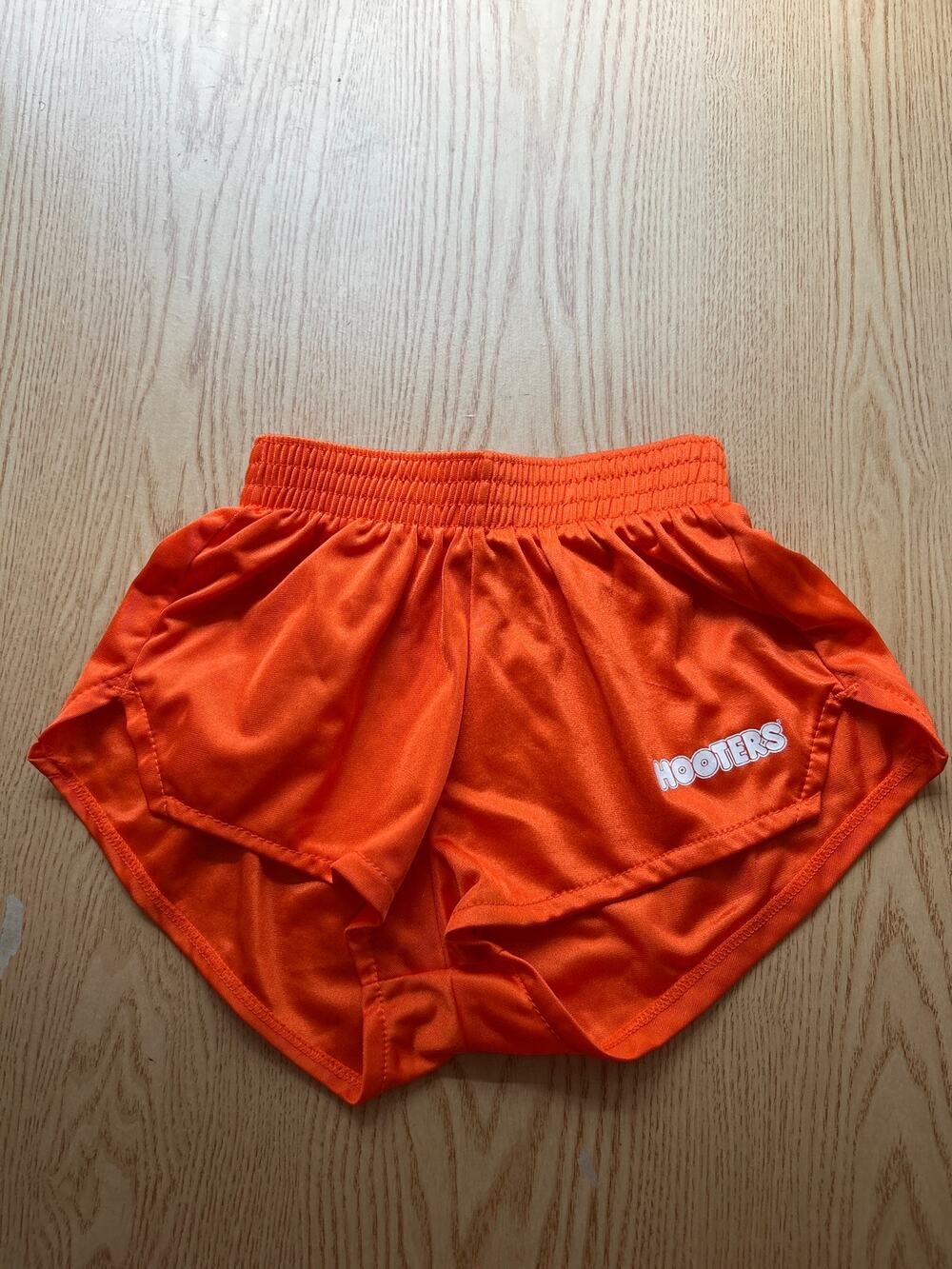 B86 New women’s Hooters girl Vintage uniform Cheeky shorts🤩 Xxxs Waist 8.5-9”